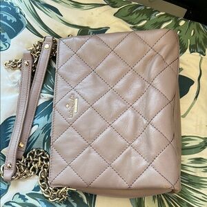 Elegant Quilted Chain Strap Bag - Black